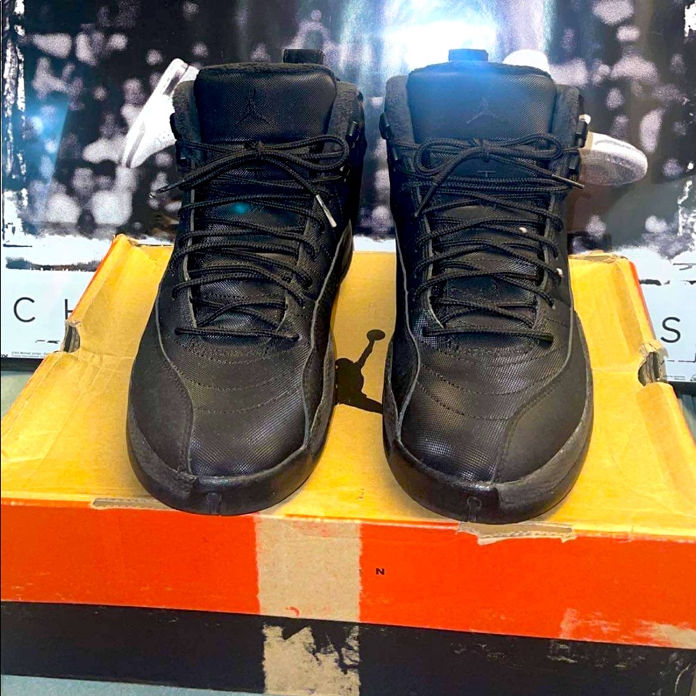 Jordan 12 “Winterized Triple Black”